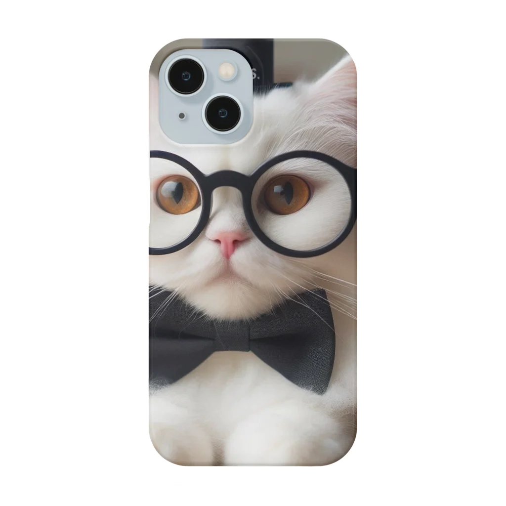 ai-AIの猫教授 Smartphone Case