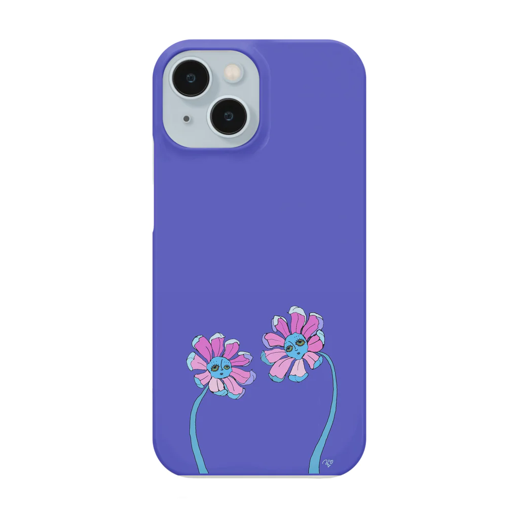 039chanのオンナノコの039chan×顔花　コラボ Smartphone Case