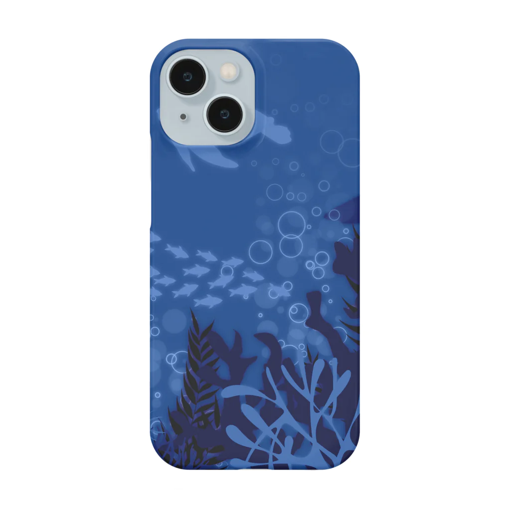 ヤケリ七草の海底の世界 青色ver Smartphone Case