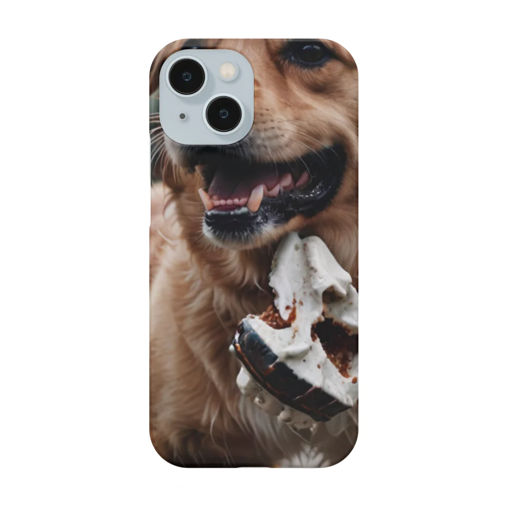 kokin0のかっこいい犬 cool dog スマホケース