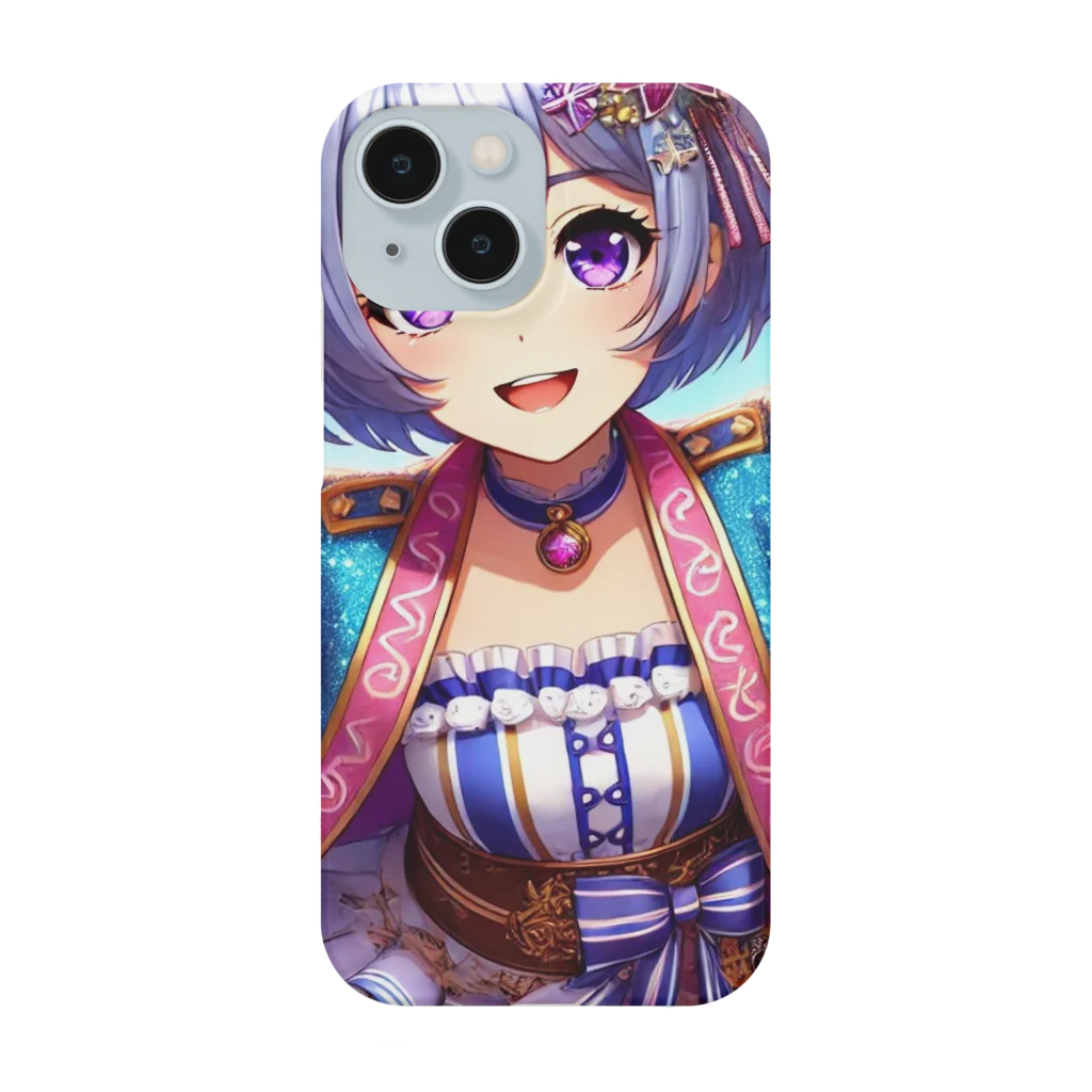 NAAMTのアイドルハナビのグリッターステージジャケット Smartphone Case