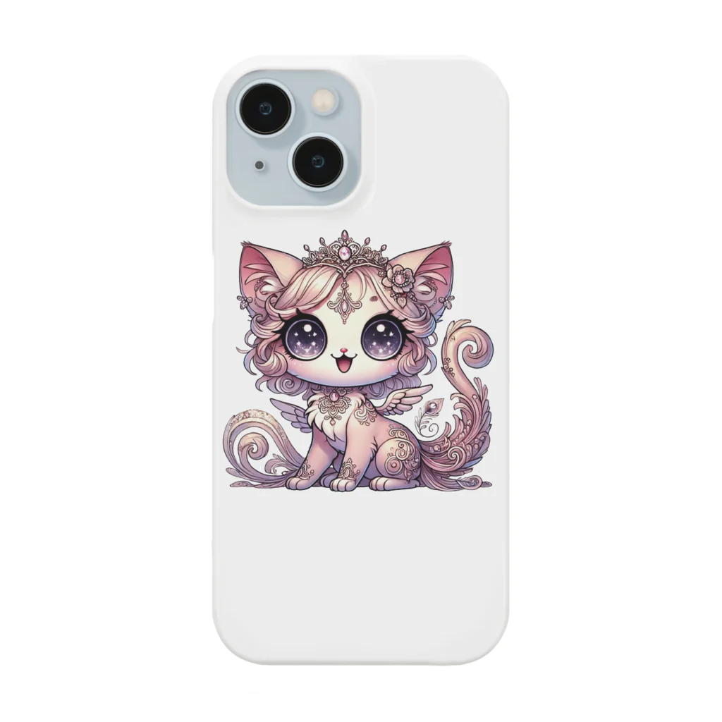 Snow-peaceの幻想のプリンセスキャット Smartphone Case