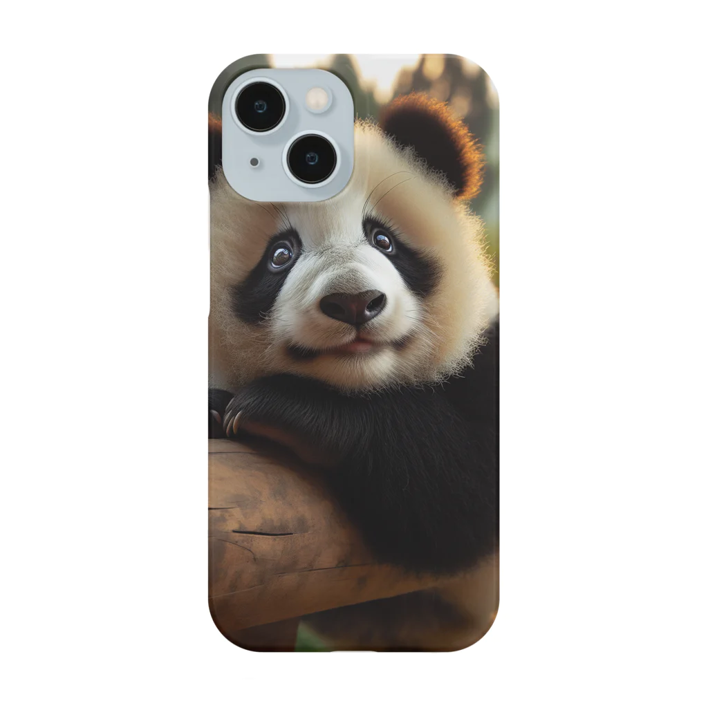 mintmoonのタレ目のパンダちゃん Smartphone Case