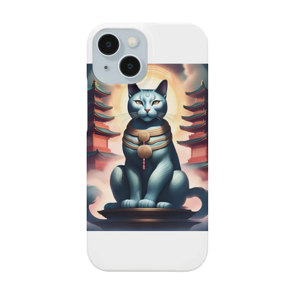 ねむねこのお店の大仏風猫 Smartphone Case