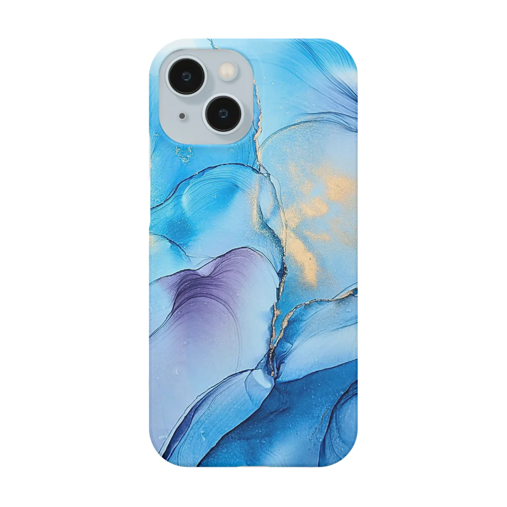 eriart25のアルコールインクアートwave02 Smartphone Case