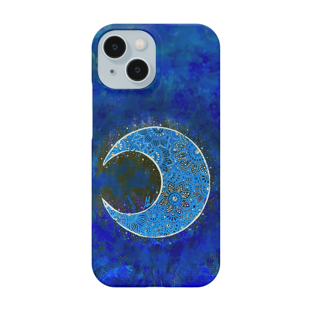 石橋美香のペン細密画の深海の月 Smartphone Case