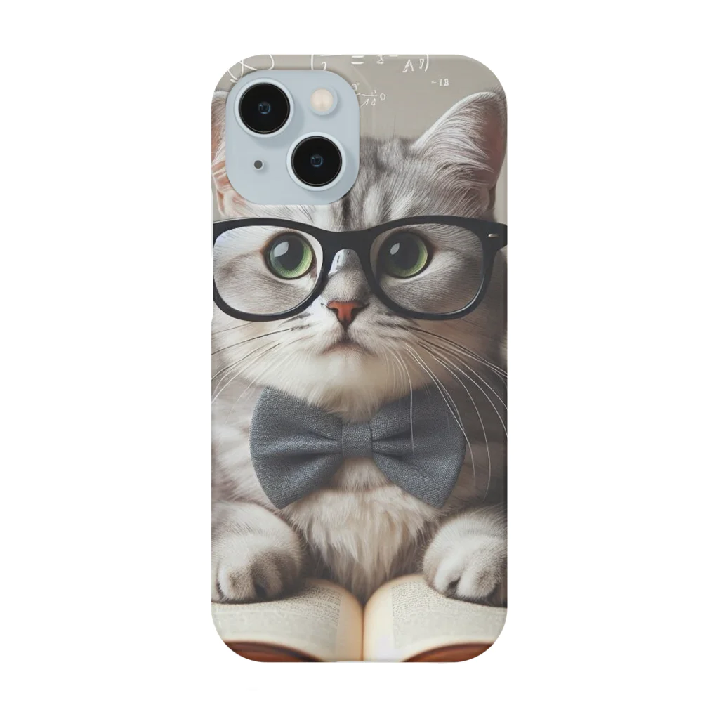 cutycatの知的なネコちゃん Smartphone Case