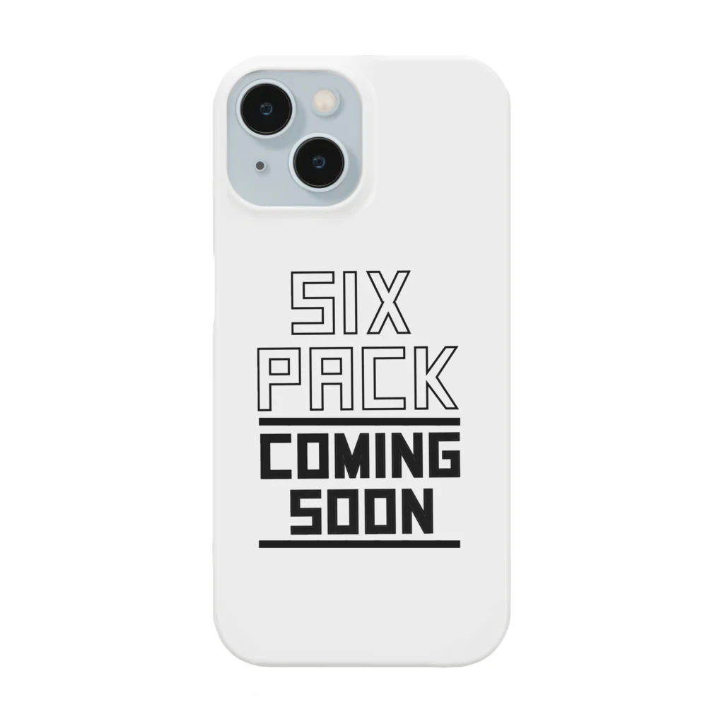 おもしろいTシャツ屋さんのSIX PACK COMING SOON シックスパックカミングスーン スマホケース