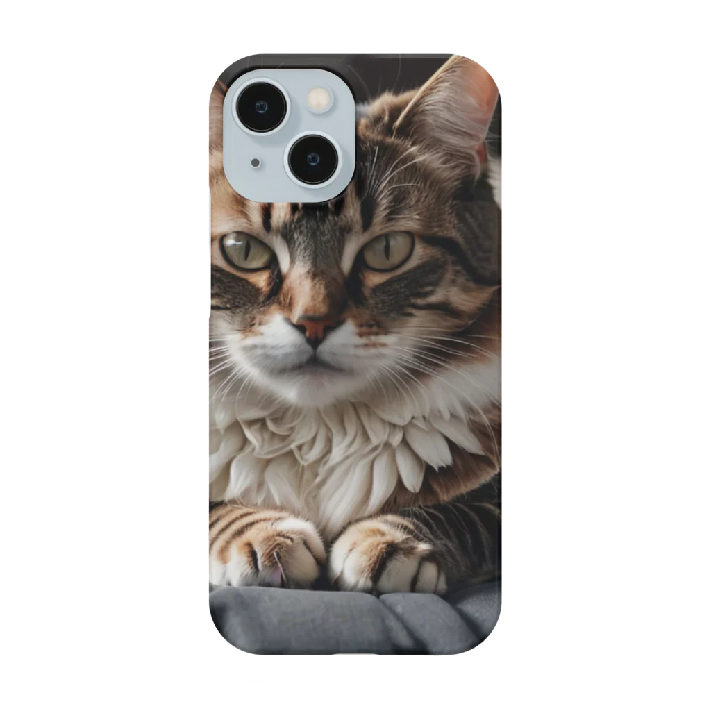 zigerparkのクッションと猫 Smartphone Case