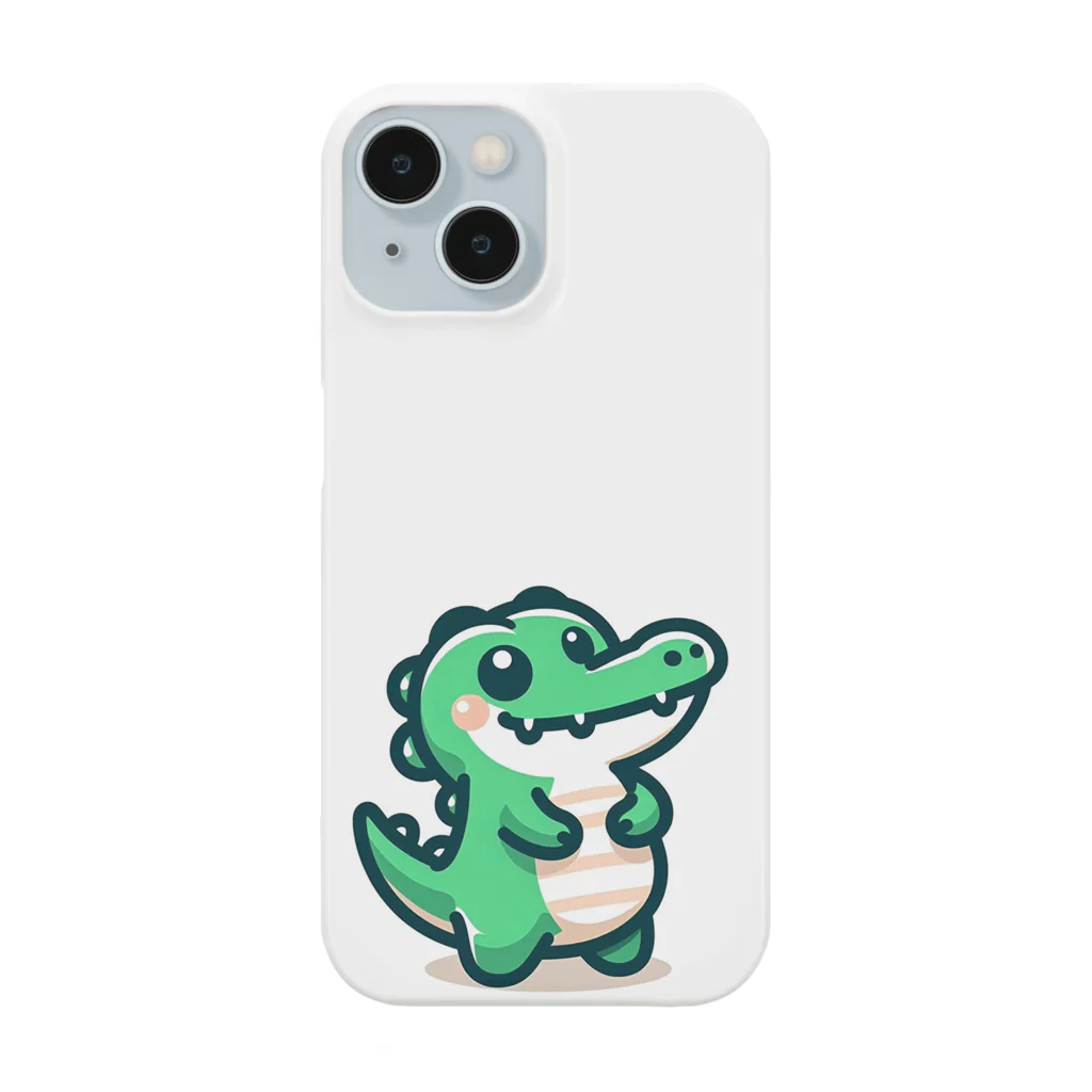 waniwanipanikuのデフォルメされたワニ Smartphone Case