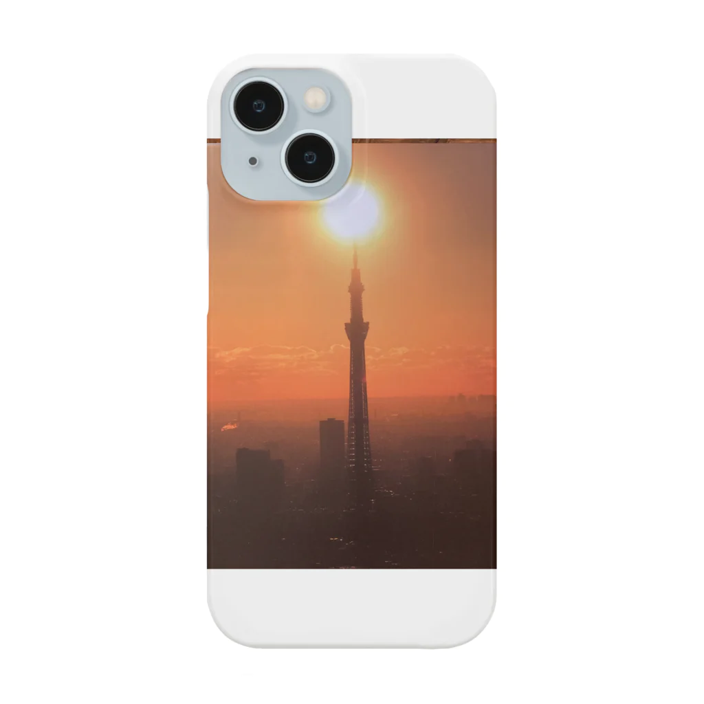 いっしーオリジナルの東京タワーと夕日 Smartphone Case