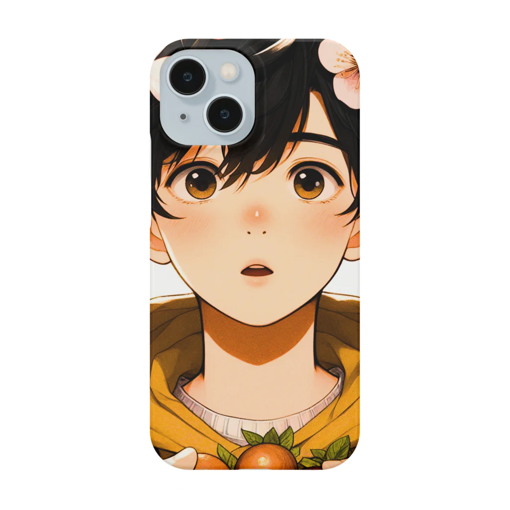 可愛い男の子イラスト販売所　By,keicyanの男の子　中学1年生　春 Smartphone Case