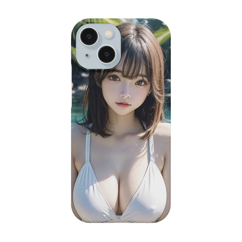 レールファン&スピリチュアルアイテムショップのＡＩ美女　リゾート地 Smartphone Case