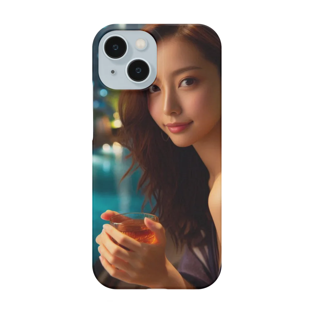 hopeデザインのナイトプール美女 Smartphone Case
