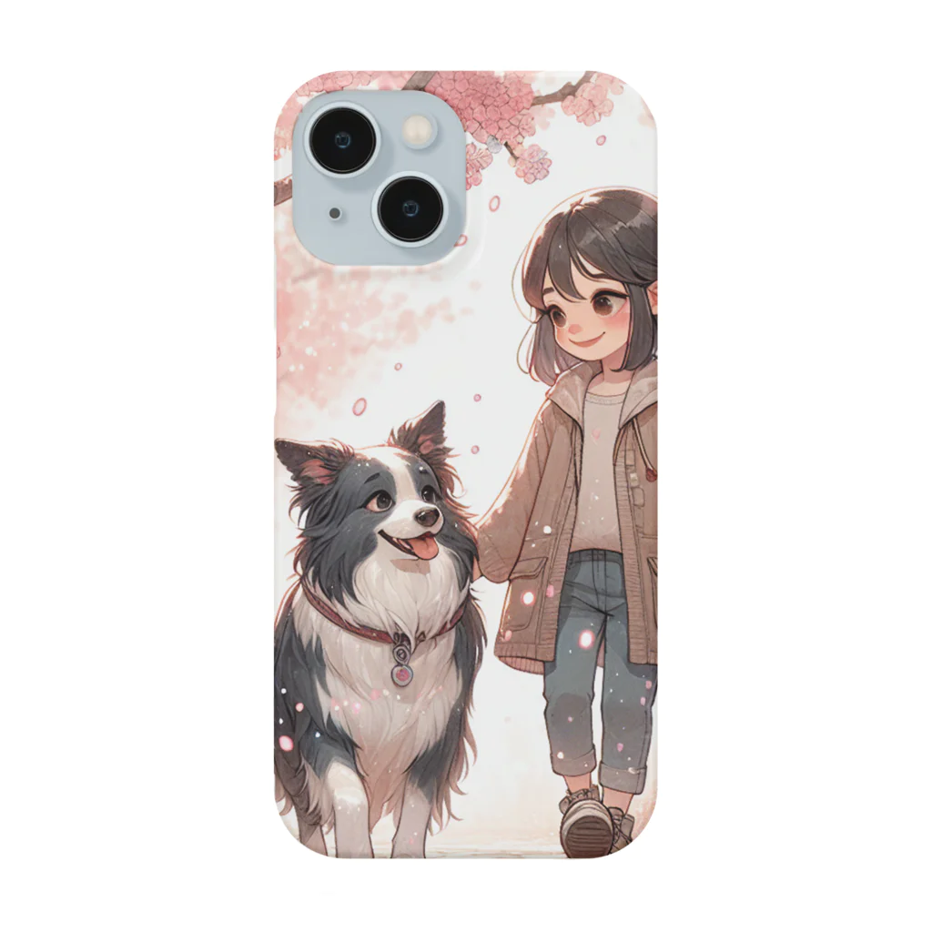 犬との日常物語 -All for Dogs Designed-の犬と冒険4 Smartphone Case