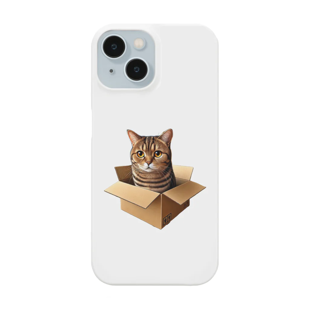 猫の小梅お嬢さんの小梅ちゃん　箱猫 Smartphone Case