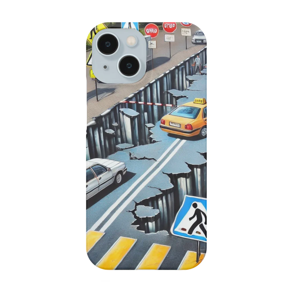 happiness_shopの事故のない未来へ iPhone Smartphone Case