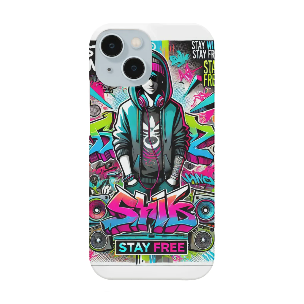 Glovira_Storeのグラフィティアート iPhone Smartphone Case