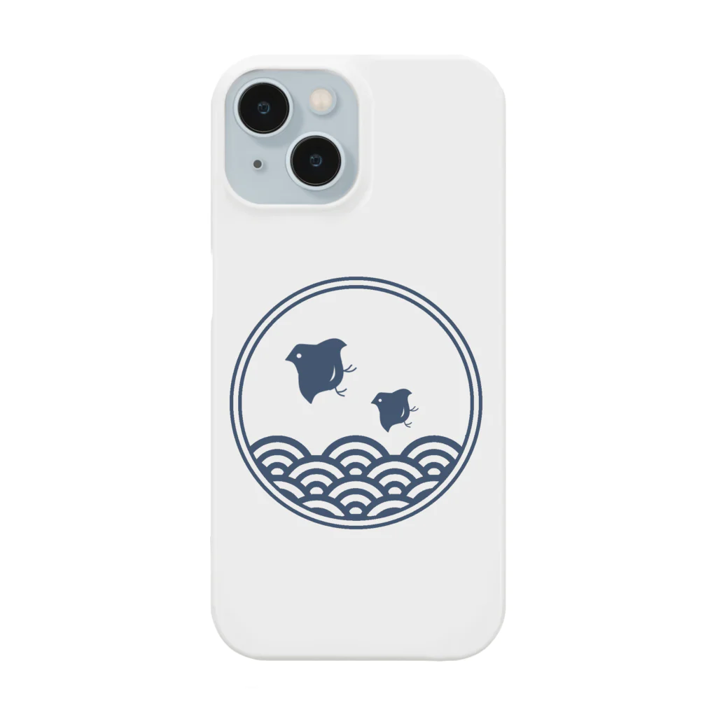 satoharuの千鳥と青海波　 Smartphone Case