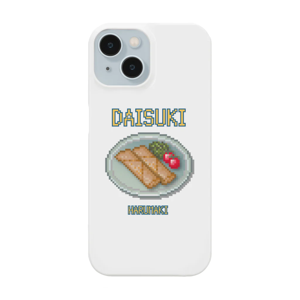 猫と釣り人のハルマキ(ドット絵) iPhone Smartphone Case