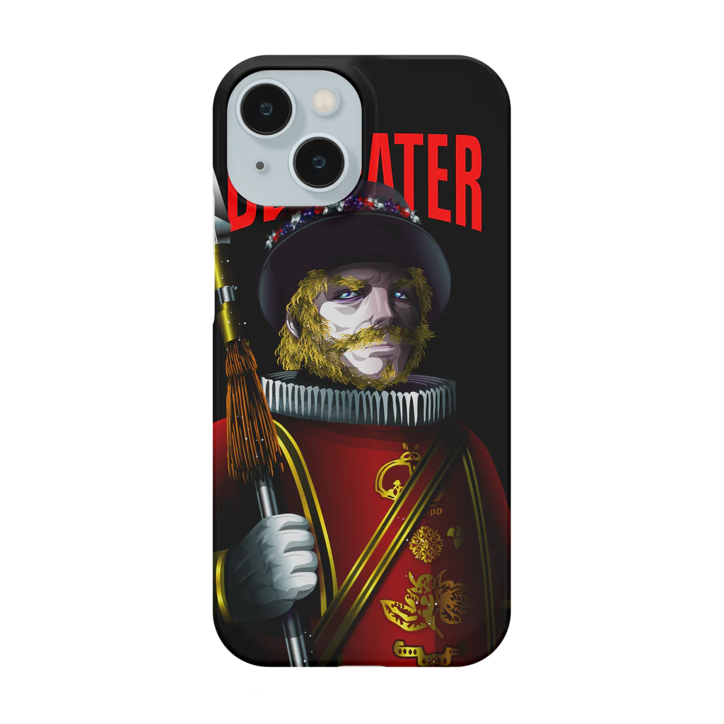 ビューティフルハードコアイラストレーション-DESIGN STOREのBEEFEATER iPhone Smartphone Case