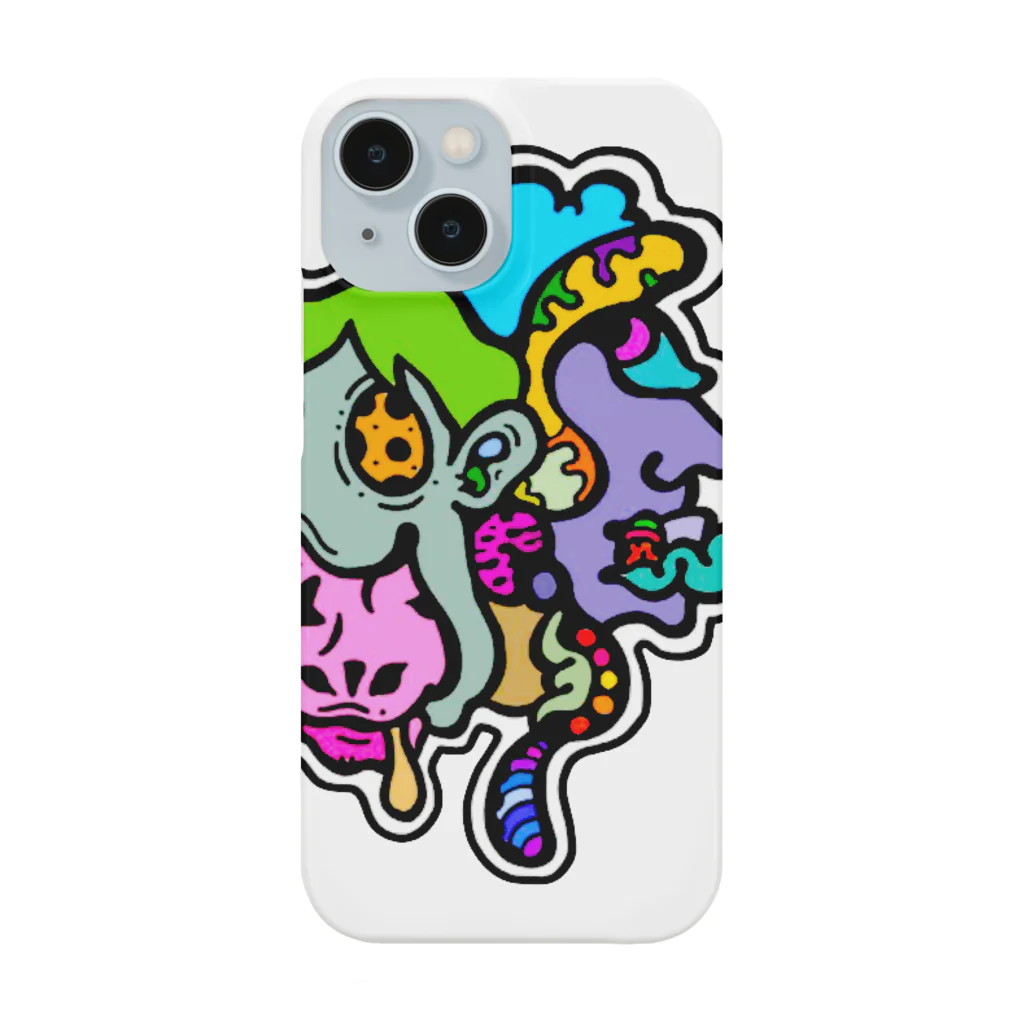 テック好きイシハラさんのキモグラフィックのスマホケースです。 Smartphone Case