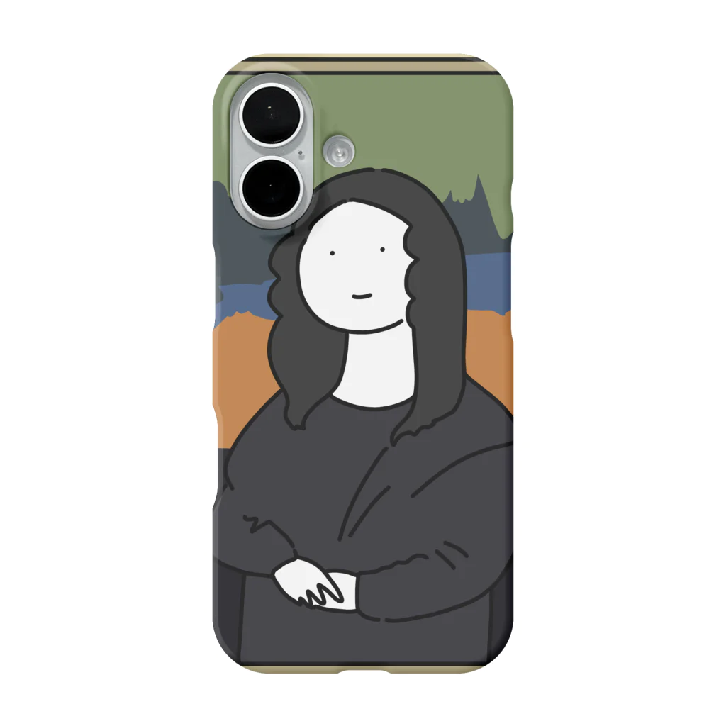 お文具のもな・りざ iPhone Smartphone Case