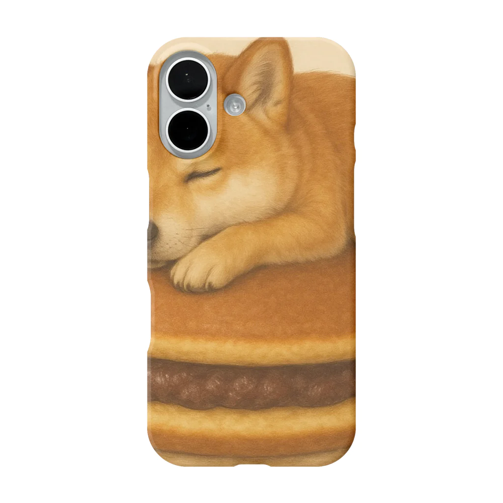Mofumofu design のしばどらスリープ iPhone Smartphone Case