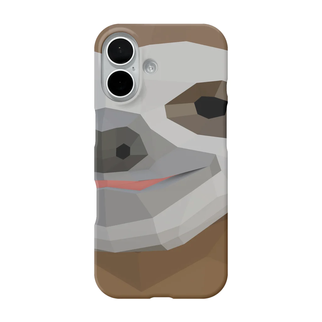 【引退】餅巾着山じゅん【廃業】のナマケモノ iPhone Smartphone Case