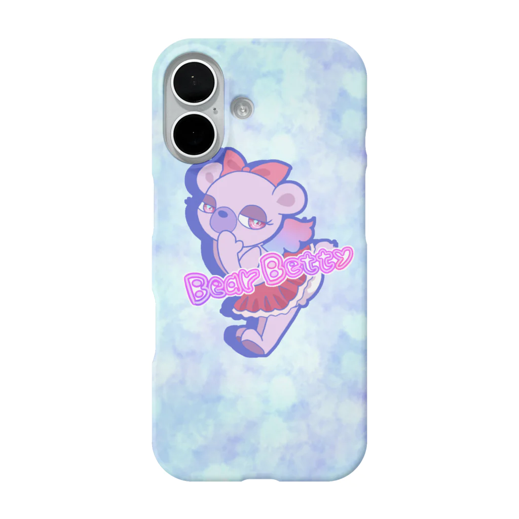 sasami shop.のBear Bettyスマホケース iPhone Smartphone Case