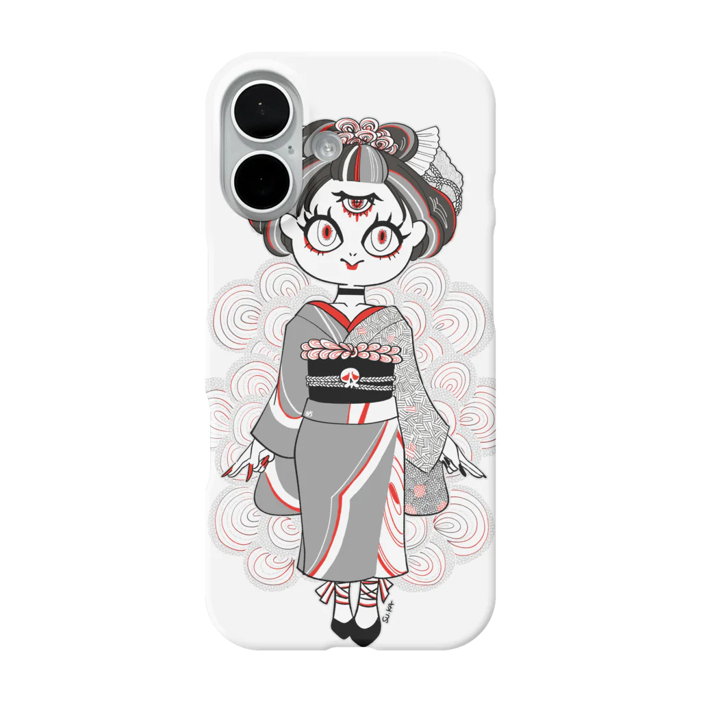 su.ka.m.artのめ嬢サン iPhone Smartphone Case