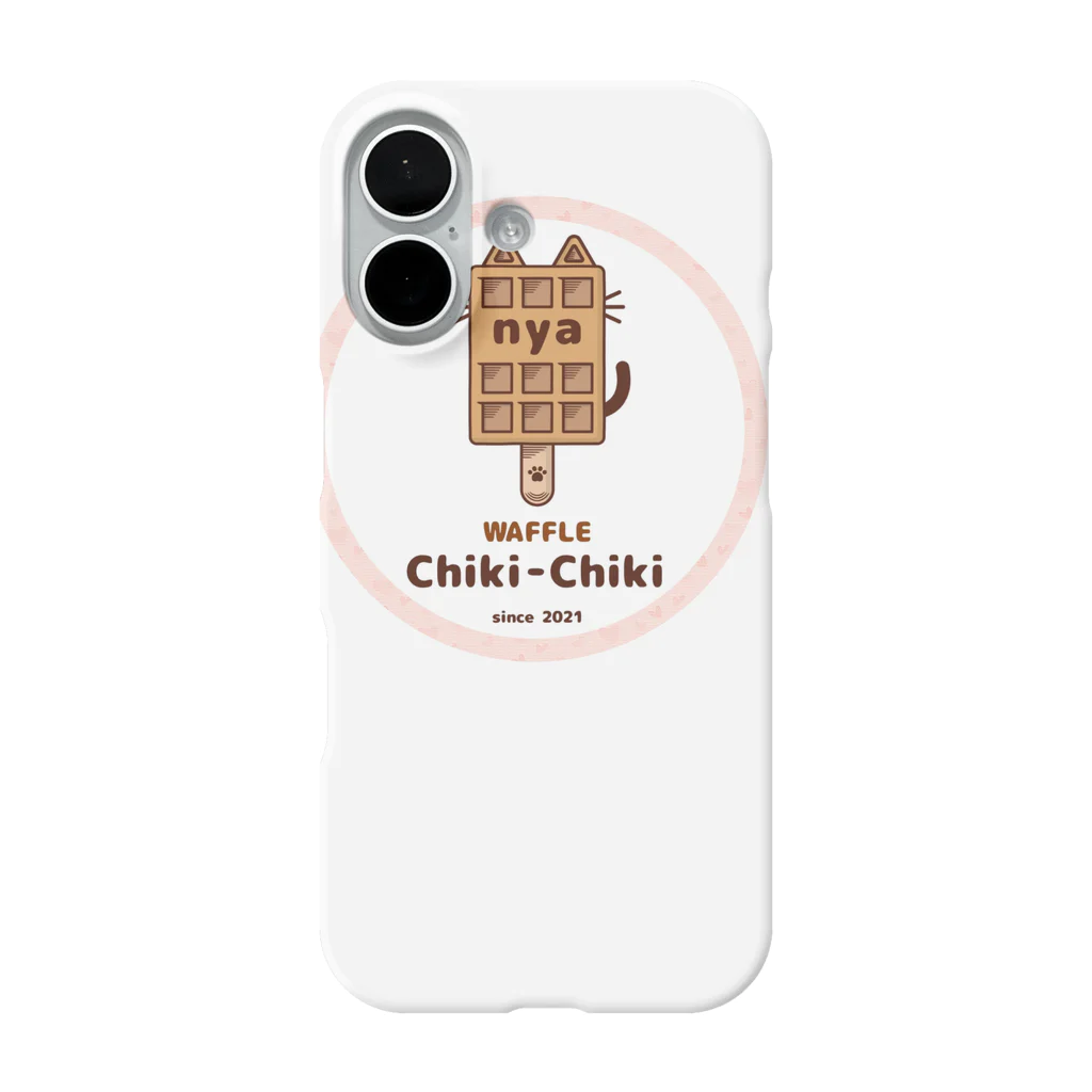 waffle_chiki_chikiのにゃっふるちゃん2 ねこ iPhone Smartphone Case