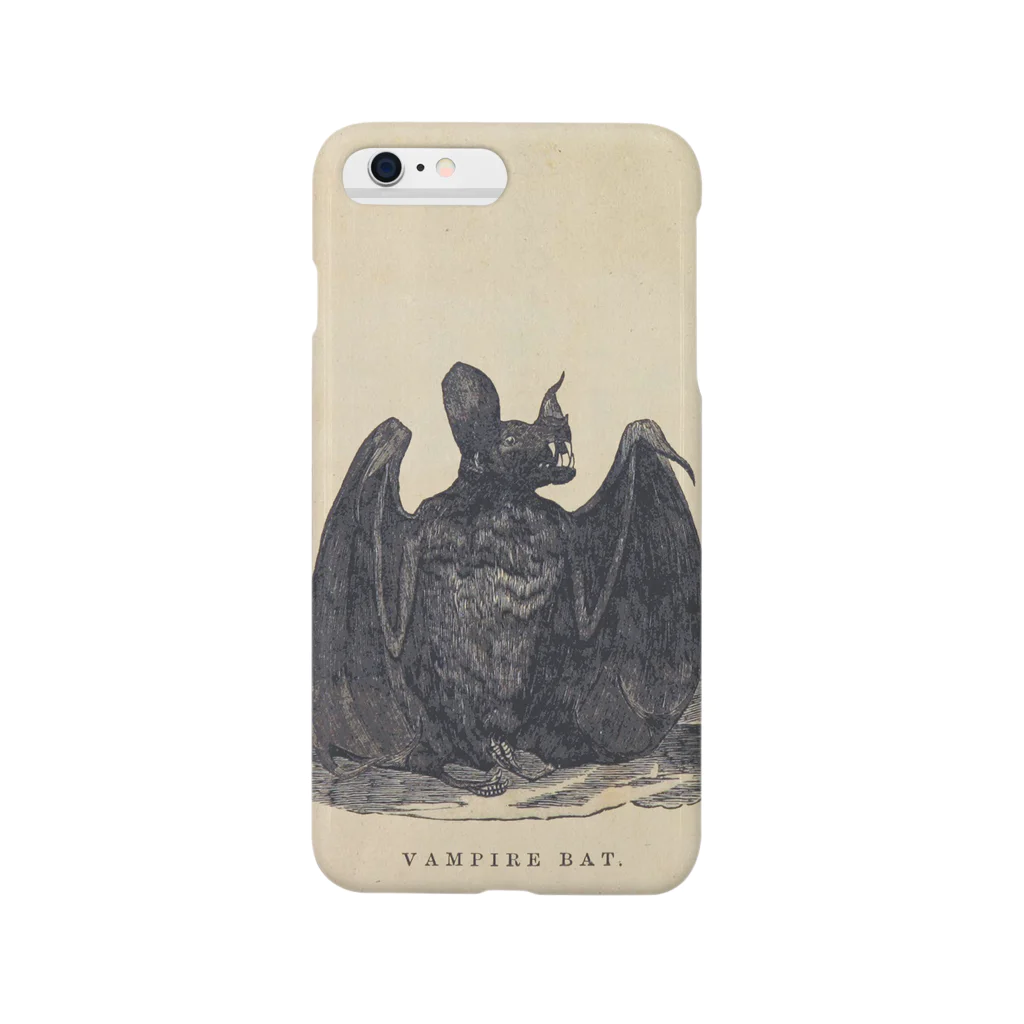 博物雑貨 金烏のThe British Library - VAMPIRE BAT Smartphone Case