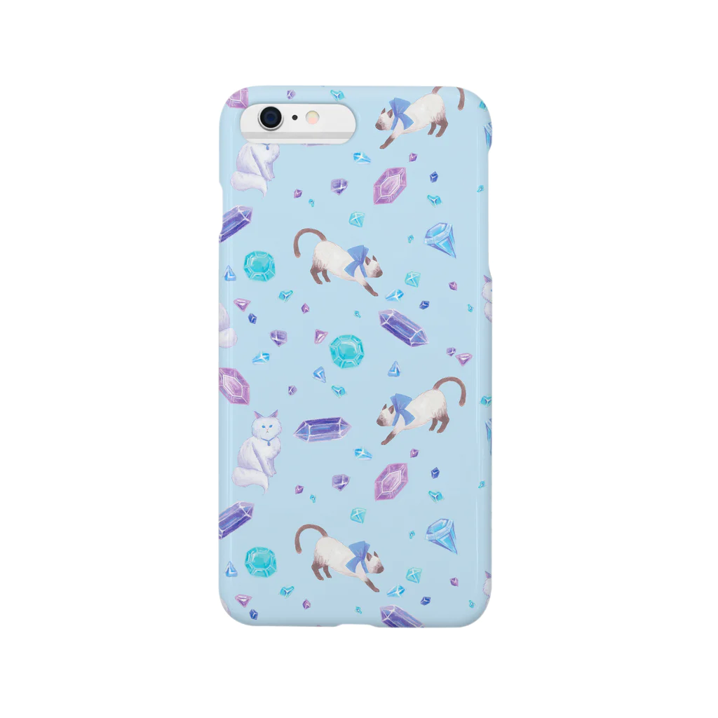 Fanfleecyのgemstone(blue) Smartphone Case