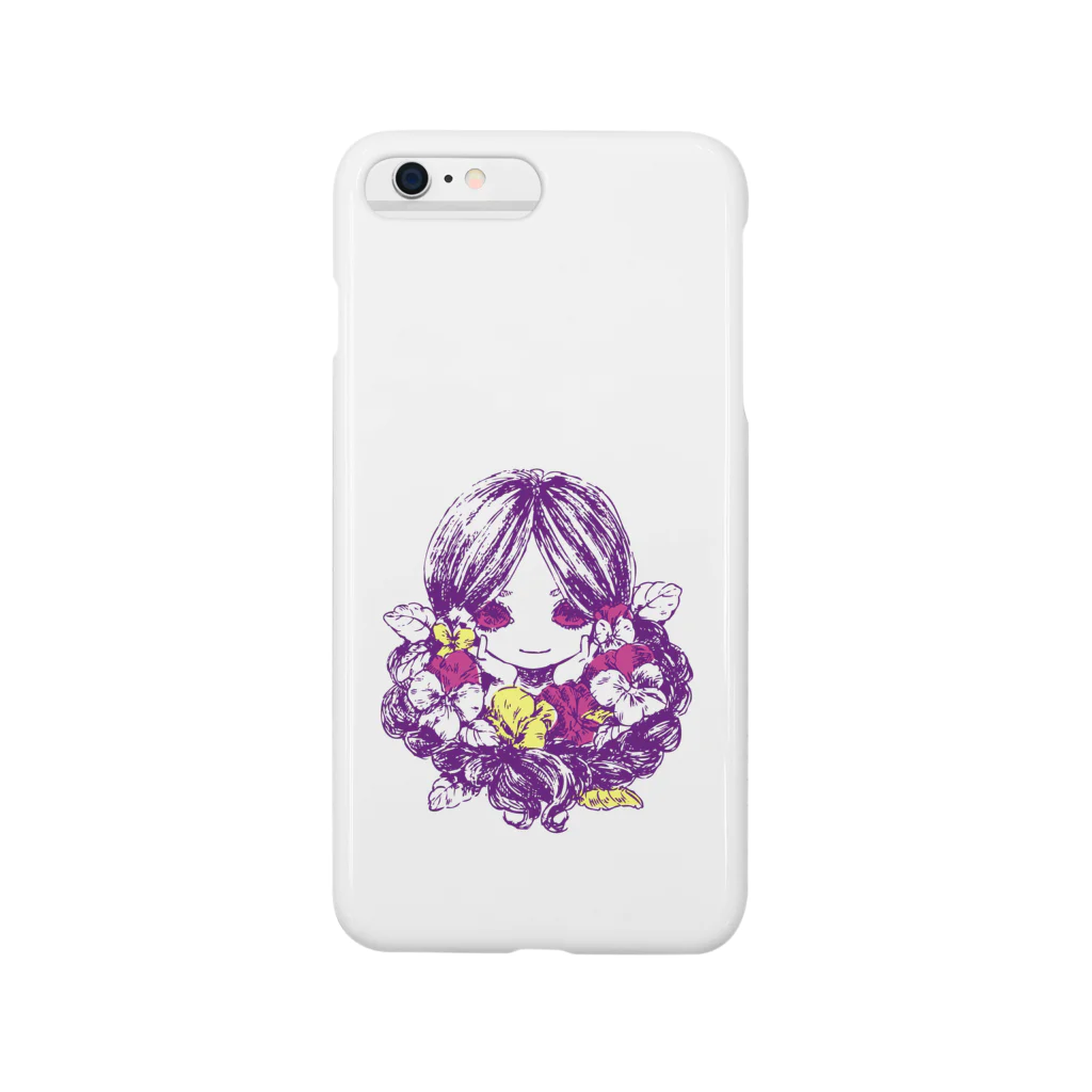 メバエマツモトの微笑むパンジー Smartphone Case