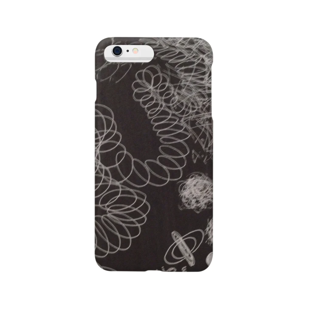 糞絵のLine (black) Smartphone Case