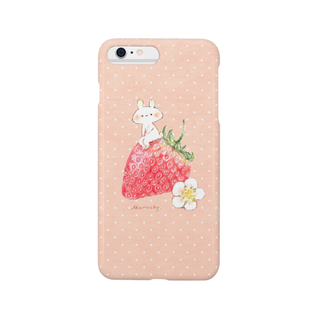 ＊momochy shop＊のいちごうさぎ Smartphone Case