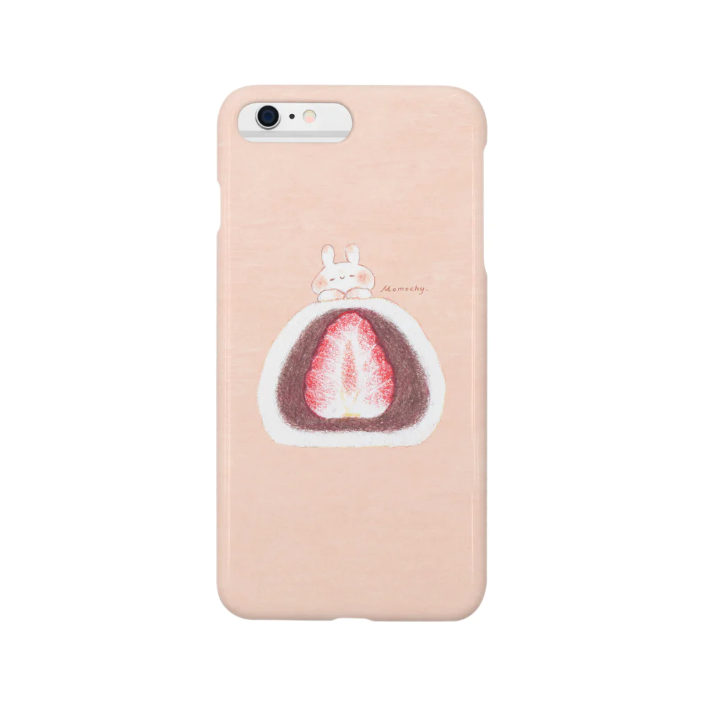 ＊momochy shop＊のいちご大福とうさぎ Smartphone Case