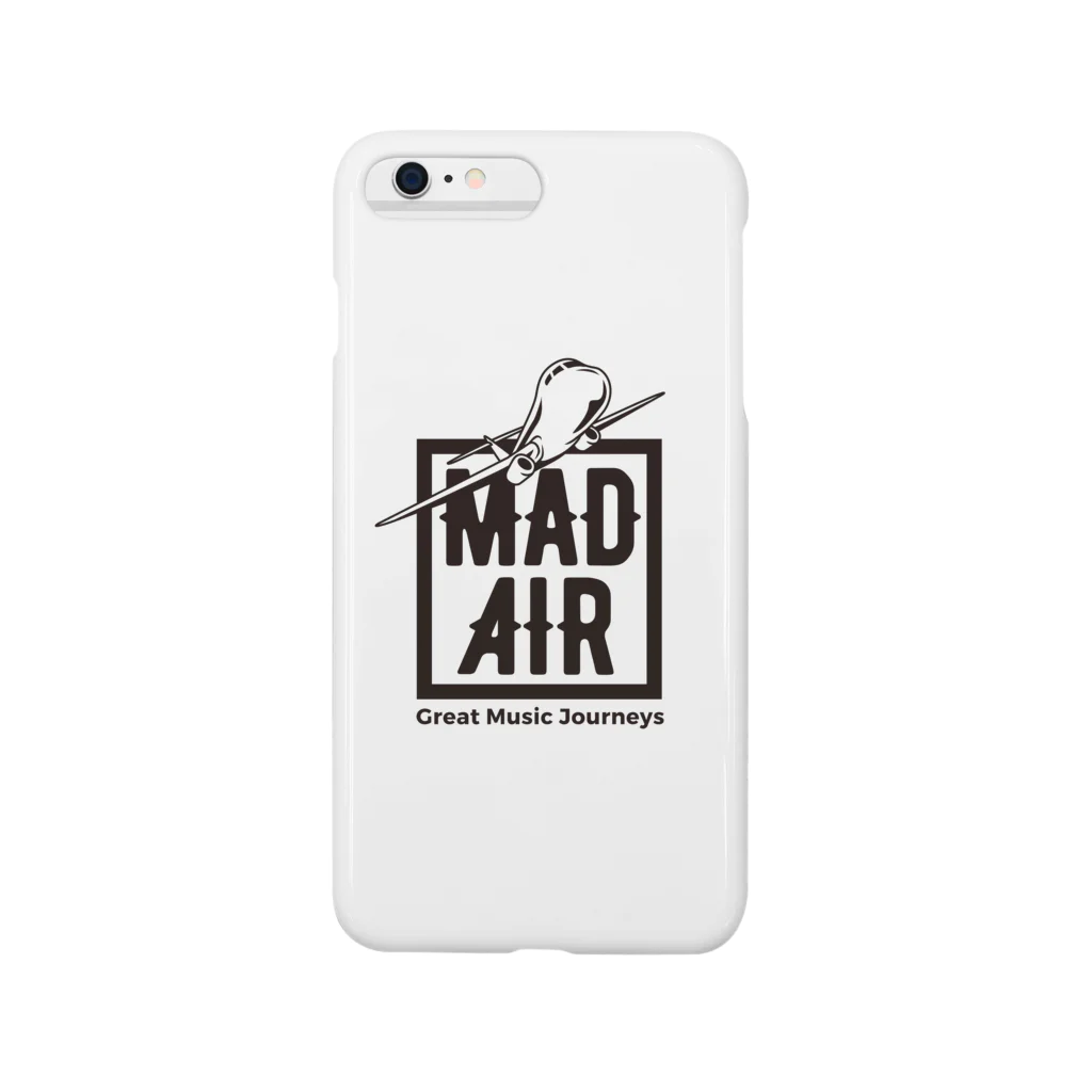 MAD AIR OFFICIALのBlack Logo B スマホケース