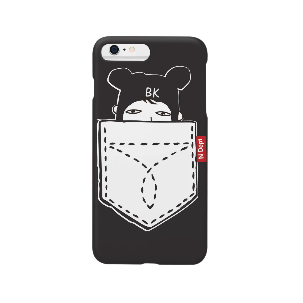 now@Deptのポケット【BKver.】 Smartphone Case