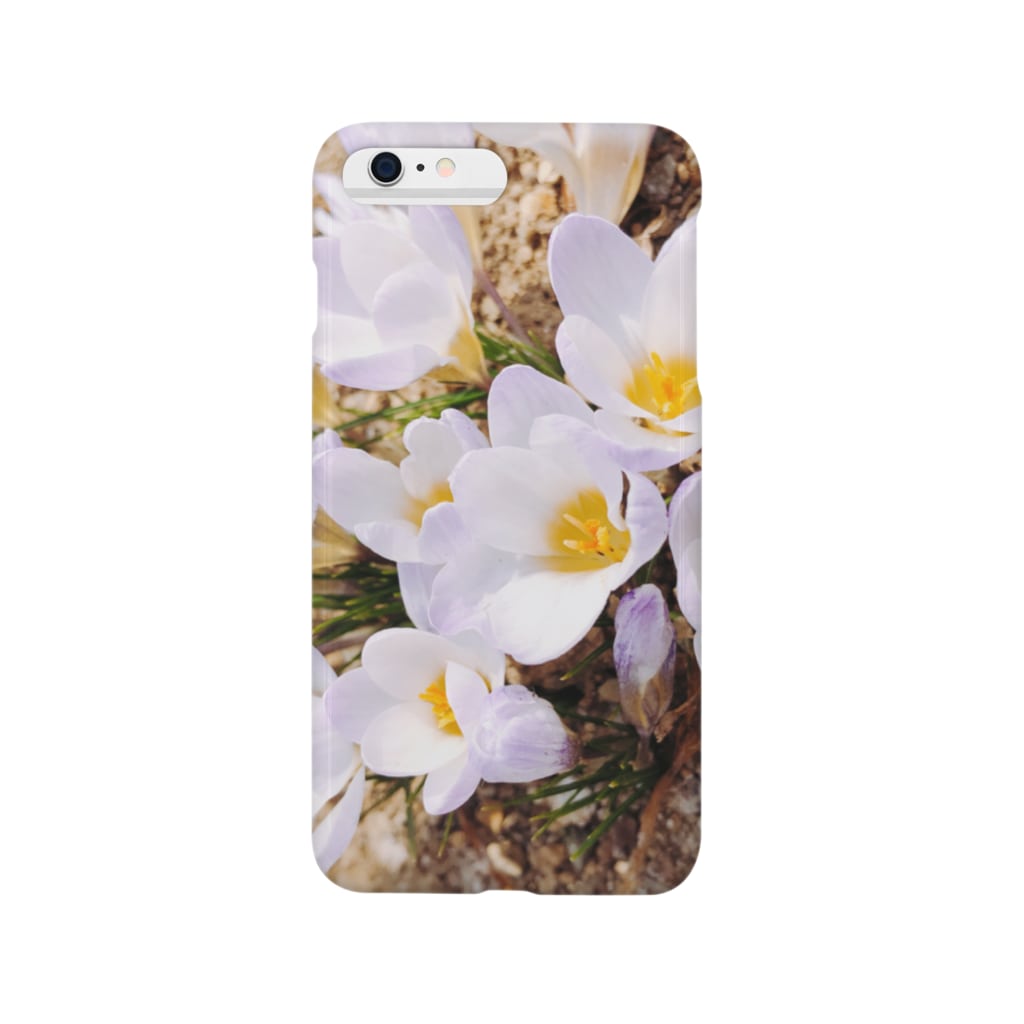 Crocus 花言葉は 青春の喜び Smartphone Cases Iphone By Llmochill Suzuri