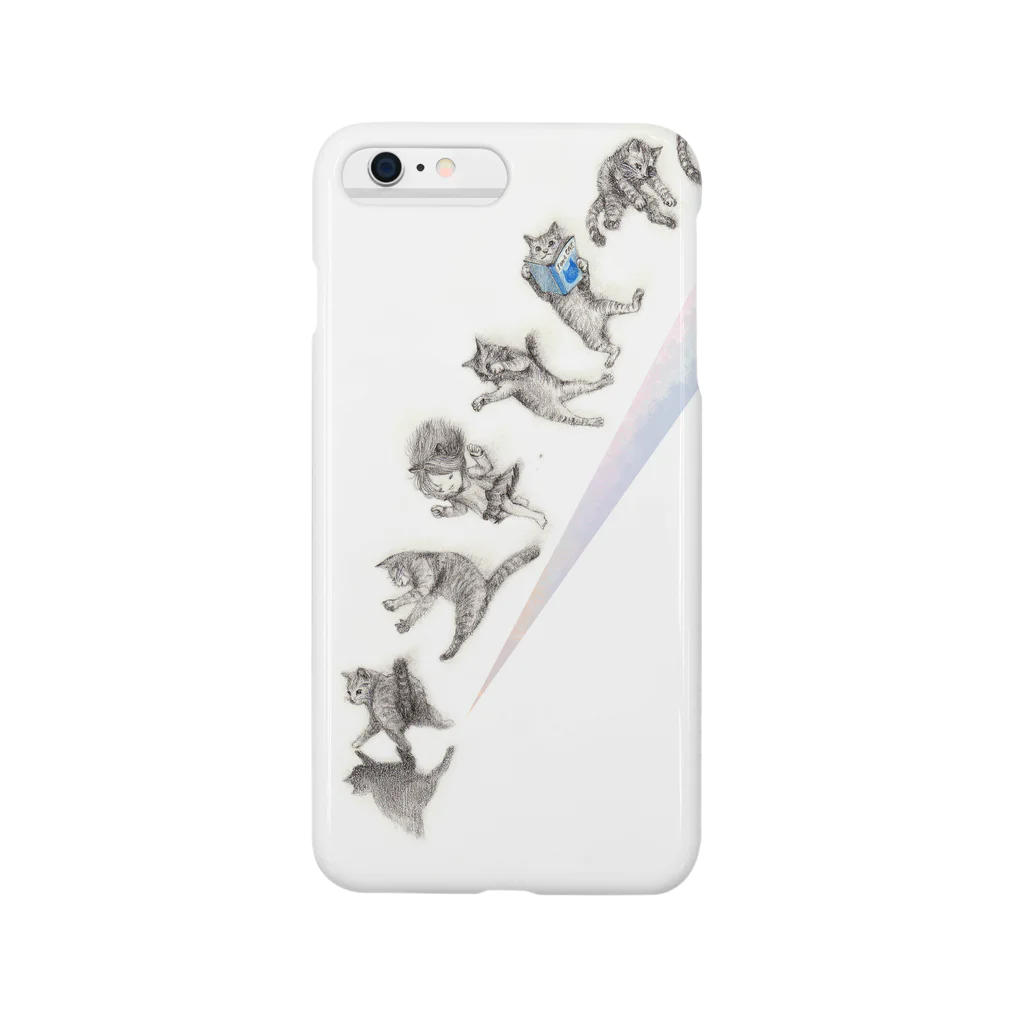 YONEKURA JUNEの高得点にゃんぱらり white Smartphone Case