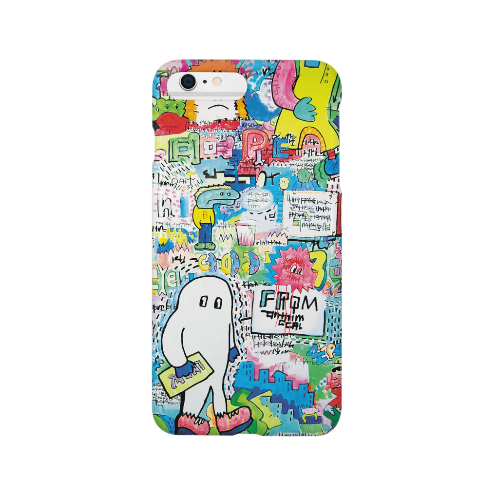 galaxxxyの8words wall paint スマホケース