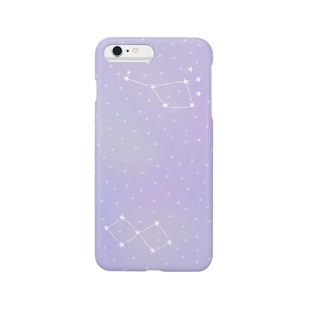 Atlas221の星砂の宇宙（purple） Smartphone Case