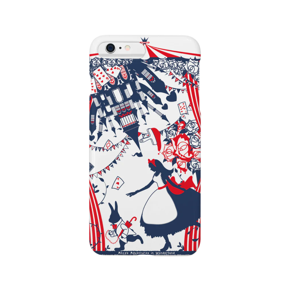 Cɐkeccooの思議の国のアリス-シルエット-物語の開幕-カラー Smartphone Case