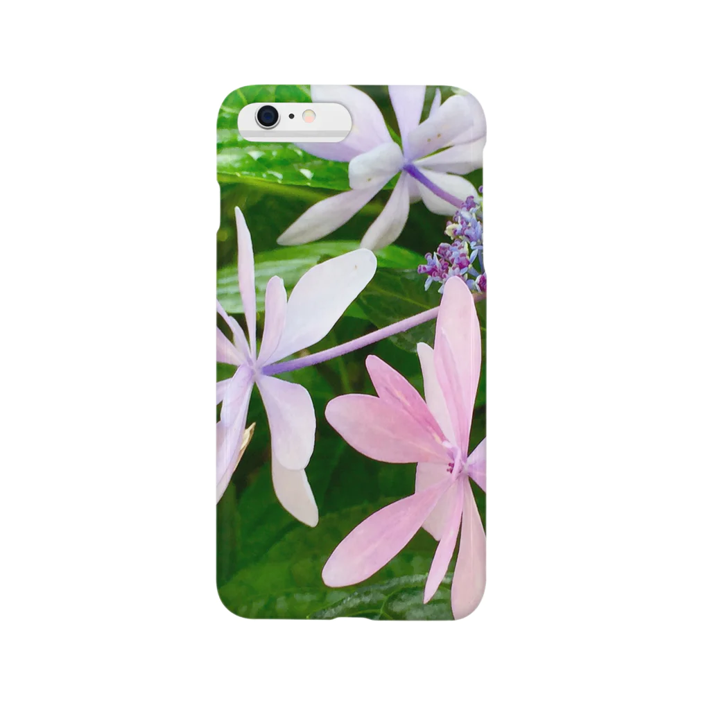 賽子の紫陽花 ピンク Smartphone Case