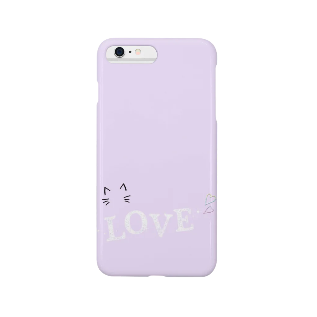 E・M・IのLOVE×猫 Smartphone Case