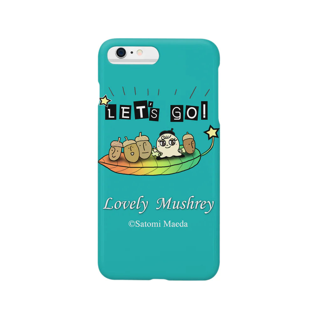 Estoy Feliz 　～ハッピーを毎日に～のLovely Mushrey iPhoneCase: Let's go スマホケース