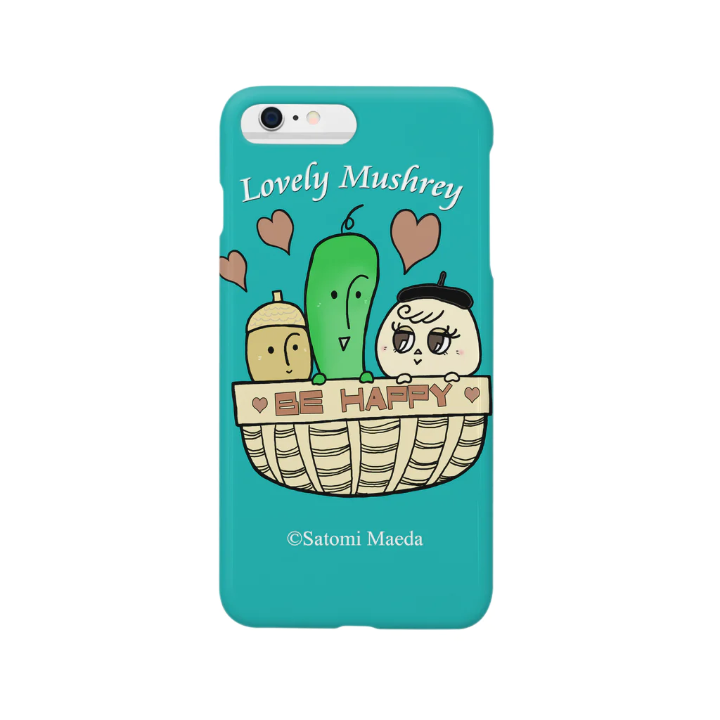 Estoy Feliz 　～ハッピーを毎日に～のLovely Mushrey iPhonecase : Be happy スマホケース