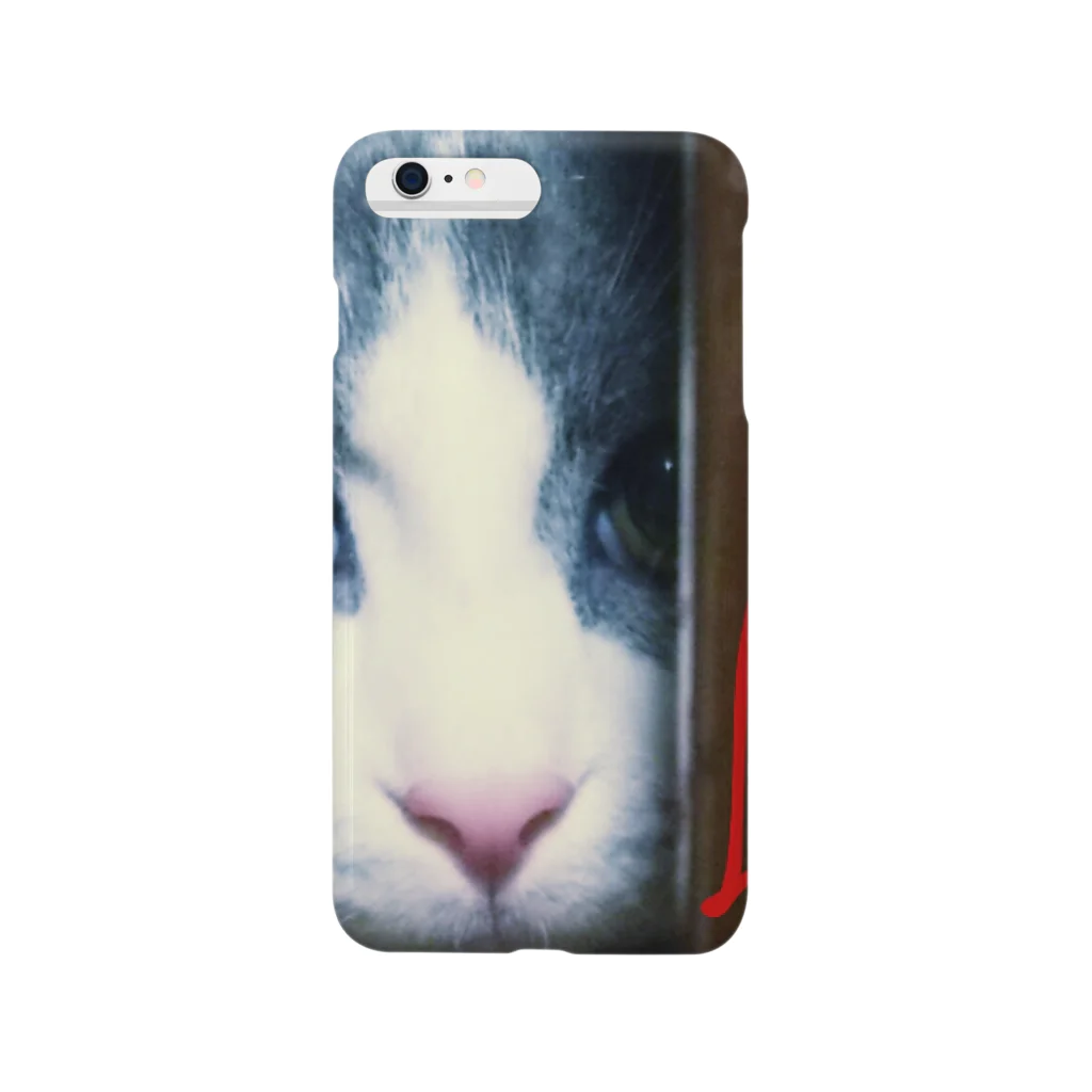 ポロ銀ファクトリー(ФωФ)withきなこの＊猫シリーズ＊銀次郎どアップ(ФωФ) Smartphone Case